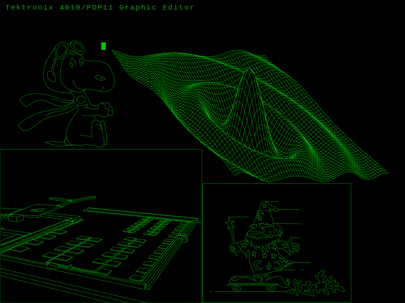 tek4010 screendump screen_shot